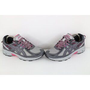 Vintage Y2K Asics Womens 9.5 Gel Venture 6 Jogging Running Shoes Sneakers Gray